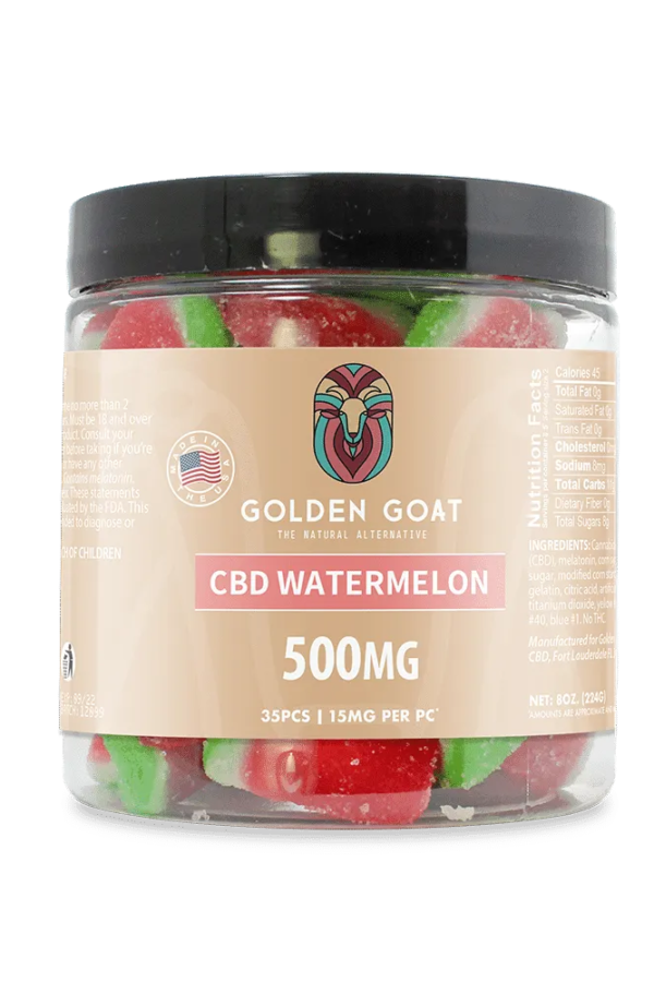 CBD Gummies 500MG - Watermelon Slices