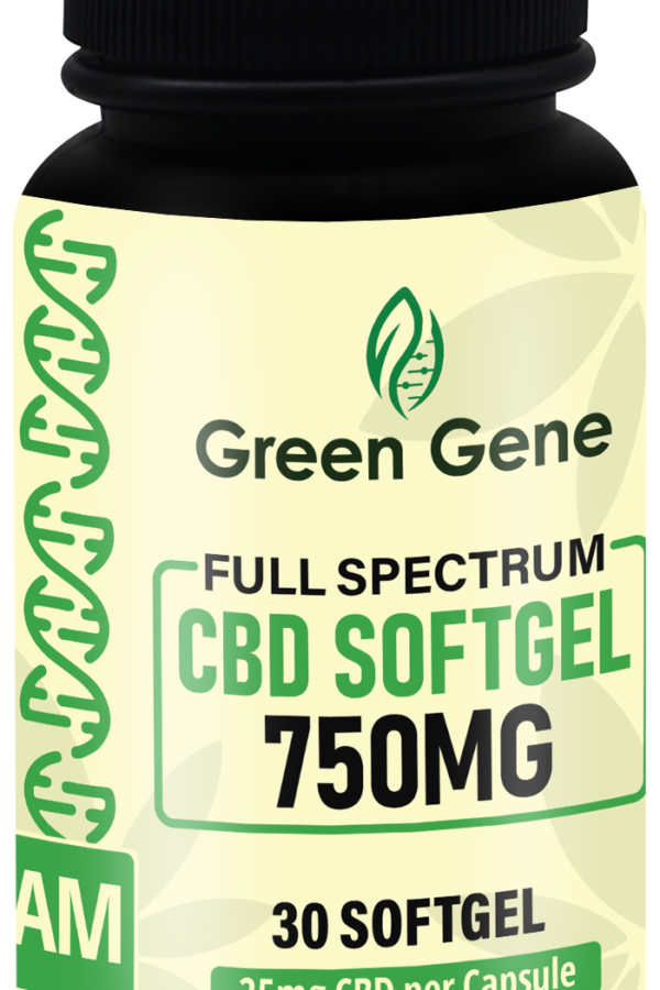 CBD Soft Gel Capsules - Full Spectrum Vitamins 750MG