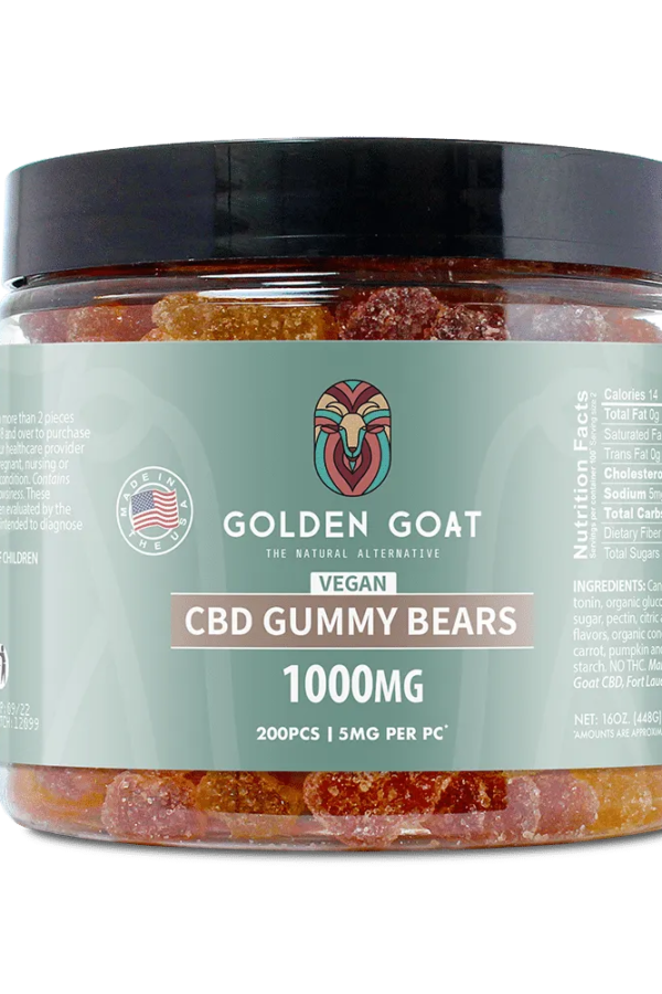 CBD Vegan Gummies 1000MG - Clear Bears