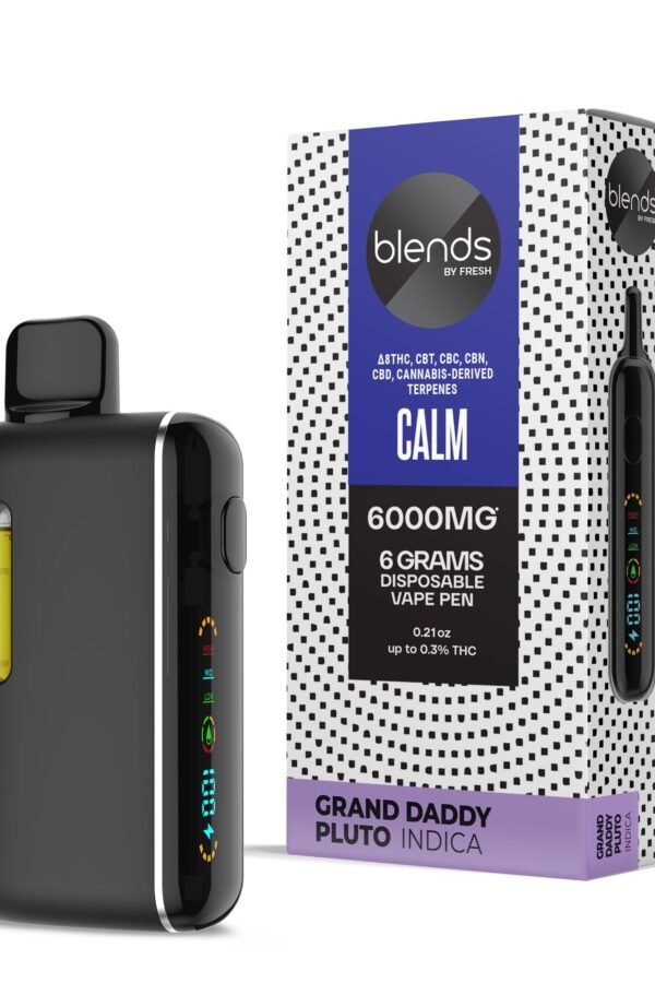 Calm Blend - 6000mg Vape Pen - Indica - 6ml - Blends by Fresh