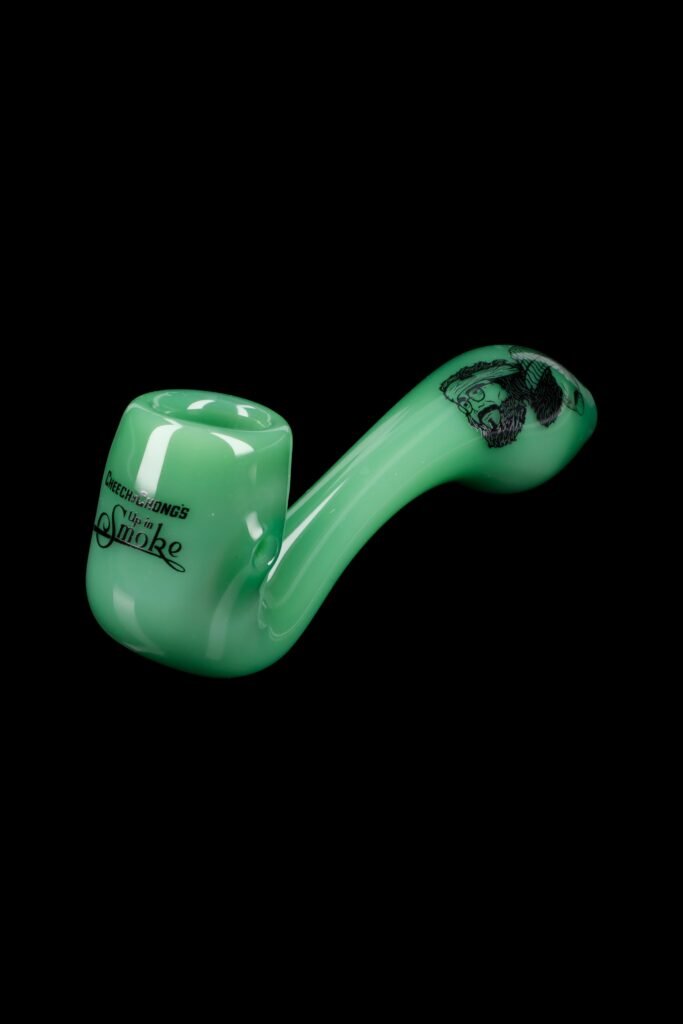 Cheech & Chong Glass Sherlock Pipe