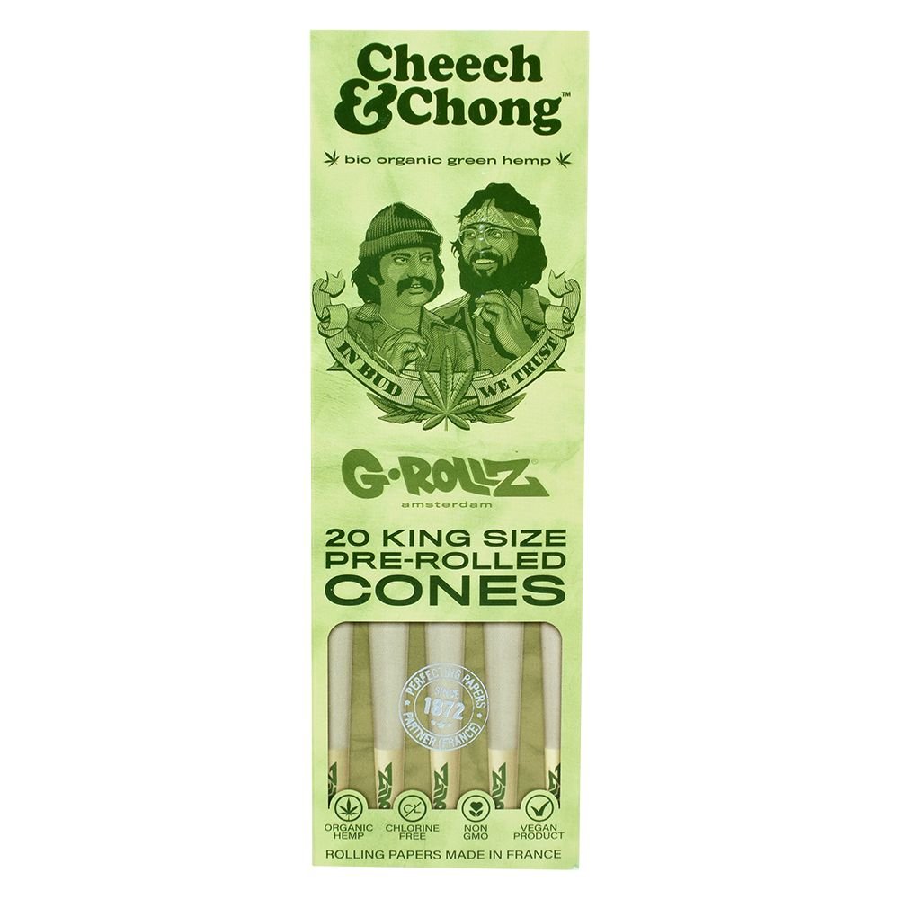 Cheech & Chong x G-ROLLZ Organic Hemp Cones / 20pc / King Size