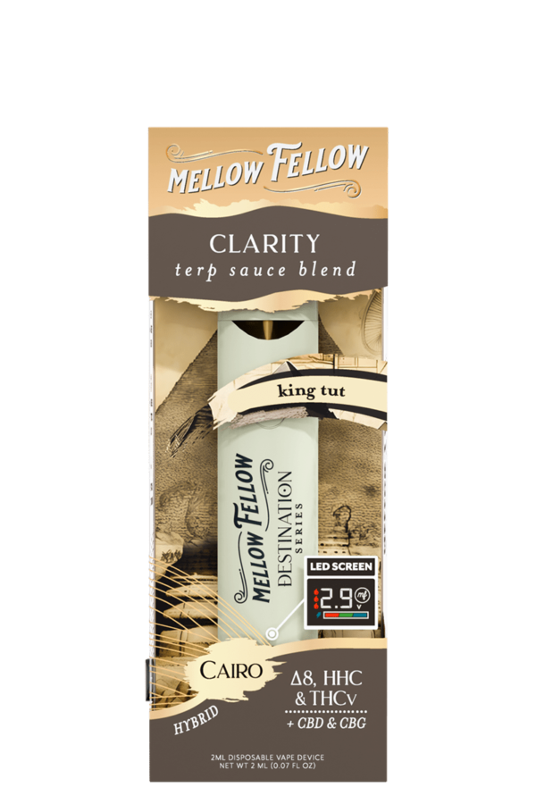 Clarity Blend - Destination: Cairo - Terp Sauce 2ml Disposable Vape - King Tut (Hybrid)