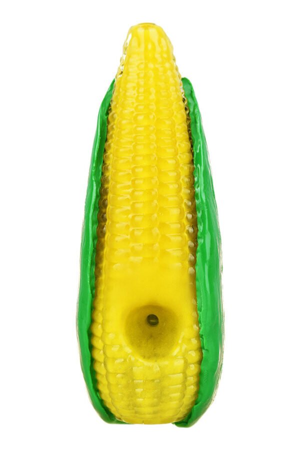 Corn On The Cob Glass Hand Pipe - 4.75""