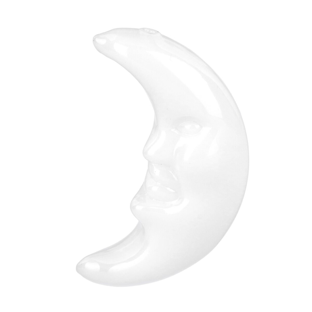 Crescent Moon Glass Hand Pipe - 4""