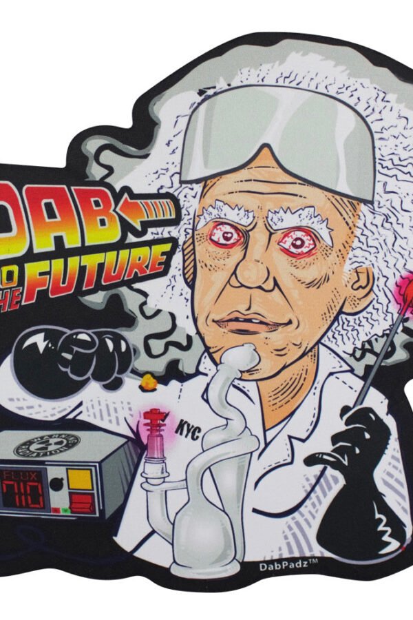 DabPadz - Die Cut Dab Mat - 10"" / Dab to the Future