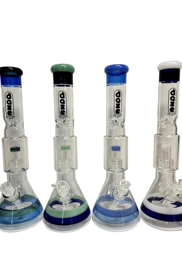 Daze Glass - Approx. 16 Striped Glass Water Pipe