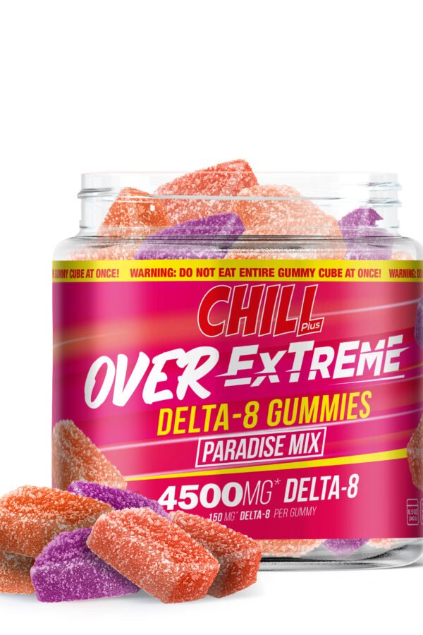 Delta 8 Paradise Mix Gummies - Chill Plus - 4500mg