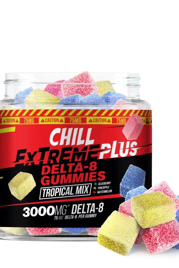 Delta 8 Tropical Mix Gummies - Chill Extreme - 3000MG