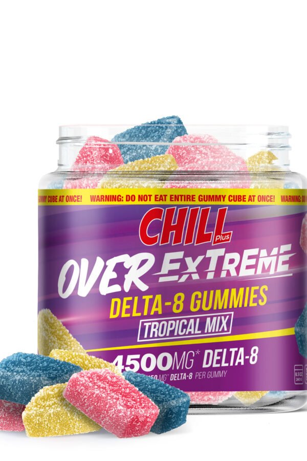 Delta 8 Tropical Mix Gummies - Chill Plus - 4500MG