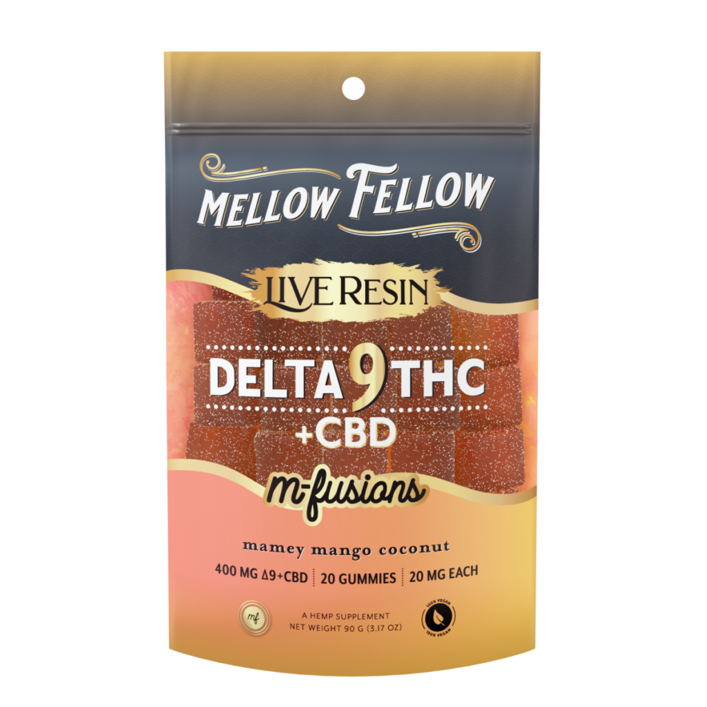 Delta 9 Live Resin Edibles 400mg - Mamey Mango Coconut