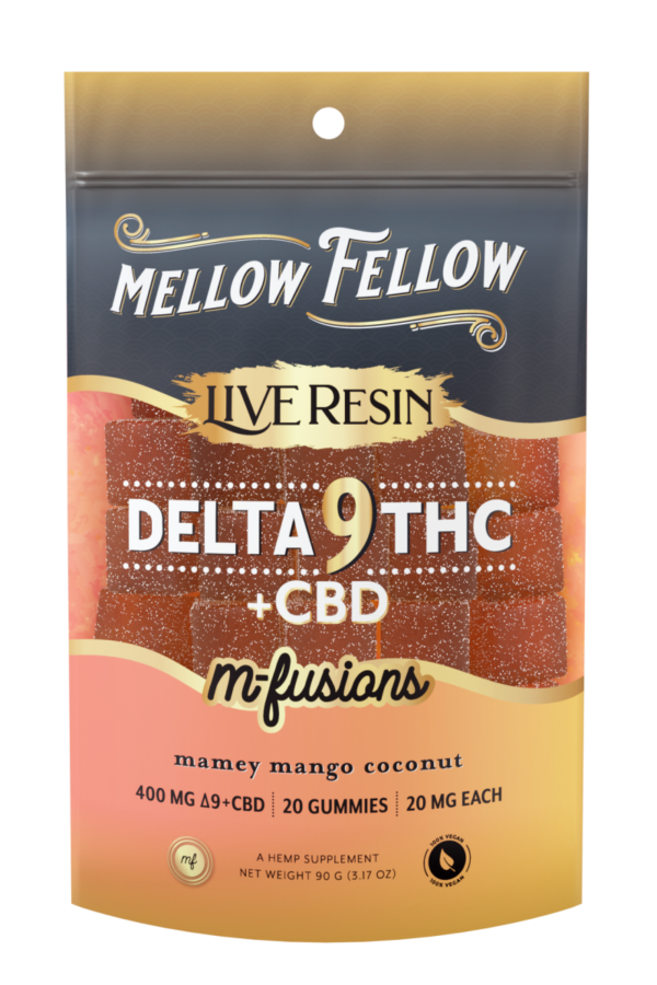 Delta 9 Live Resin Edibles 400mg - Mamey Mango Coconut