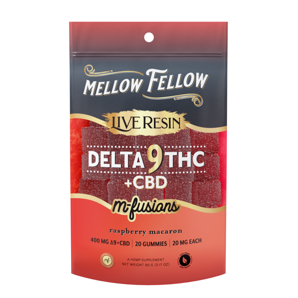 Delta 9 Live Resin Edibles 400mg - Raspberry Macaron