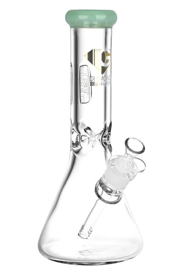 Diamond Glass American Made Beaker Bong - 11.75"" / 14mm F