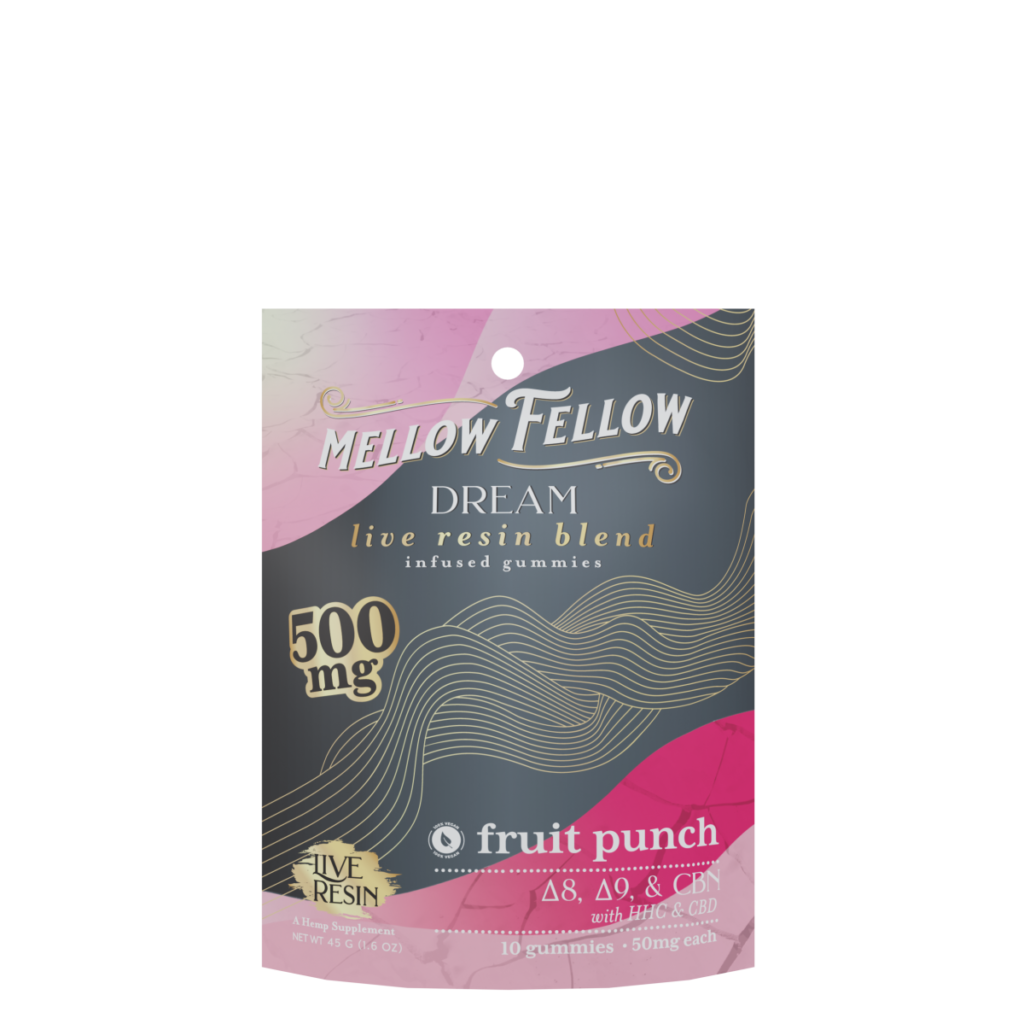 Dream Blend Live Resin M-Fusions Edibles Fruit Punch 500mg