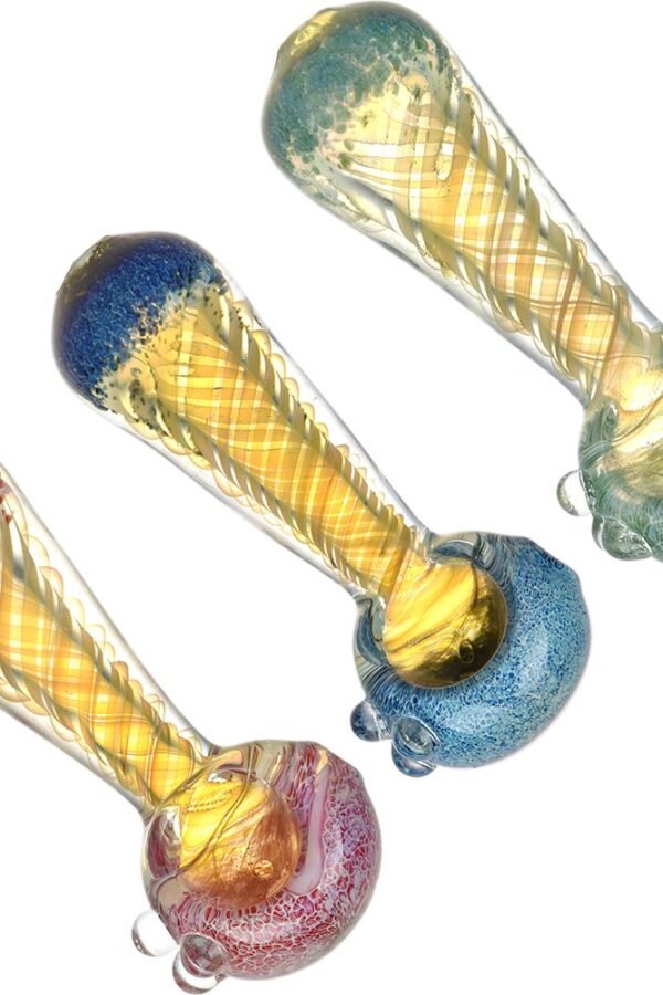 Dream Scapes Knobby Spoon Pipe - 4"" / Colors Vary