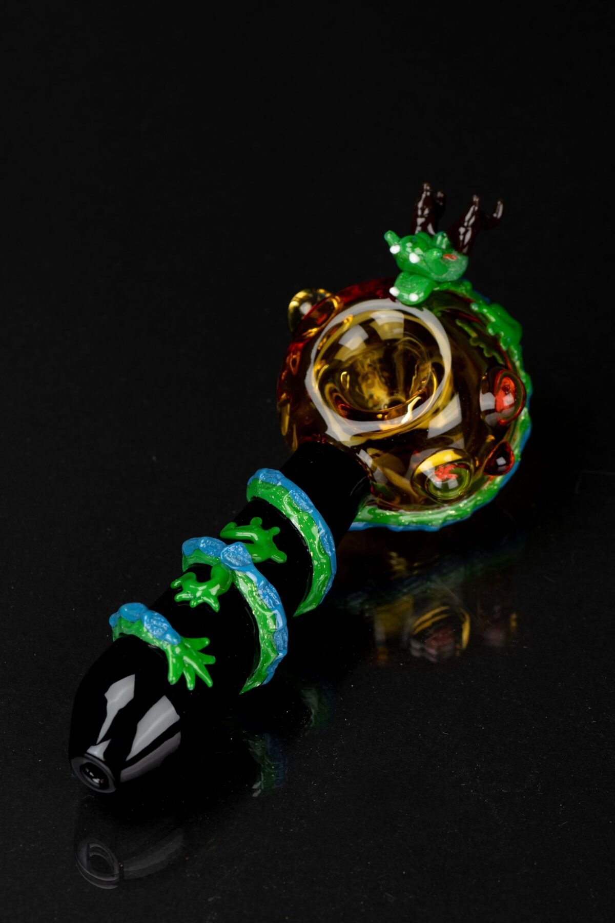 Empire Glassworks Dragon Sphere Large Spoon Pipe