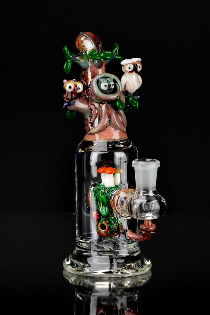 Empire Glassworks ""Hootie and Friends"" Mini Rig