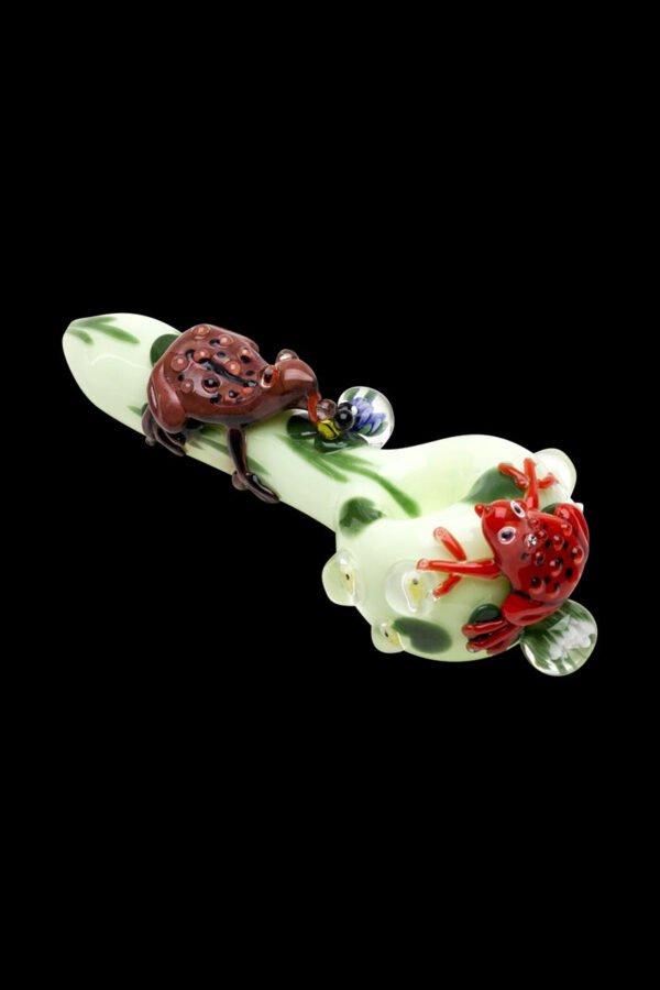 Empire Glassworks Ribbit Small Spoon Pipe