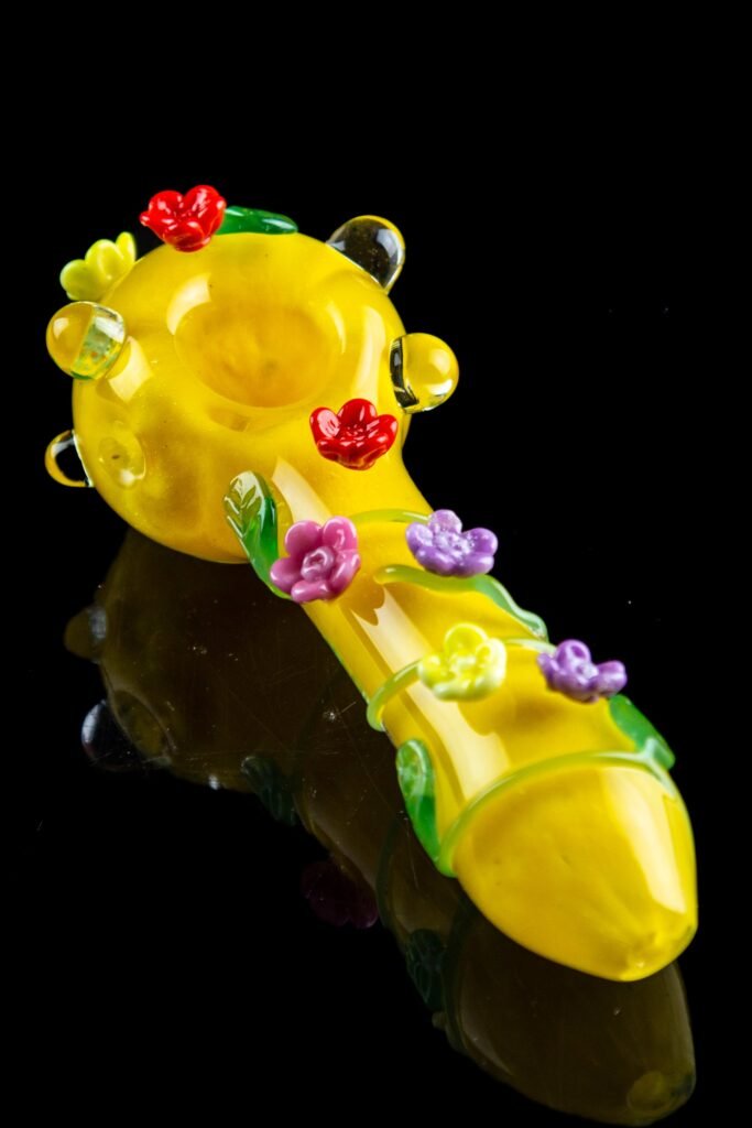 Empire Glassworks ""Sunshine Garden"" Spoon Pipe