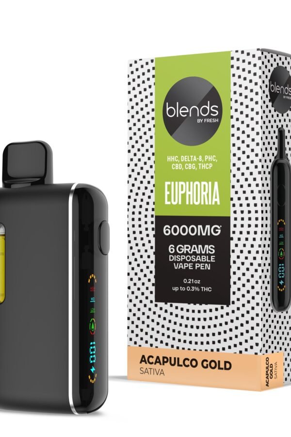 Euphoria Blend - 6000mg Vape Pen - Sativa - 6ml - Blends by Fresh