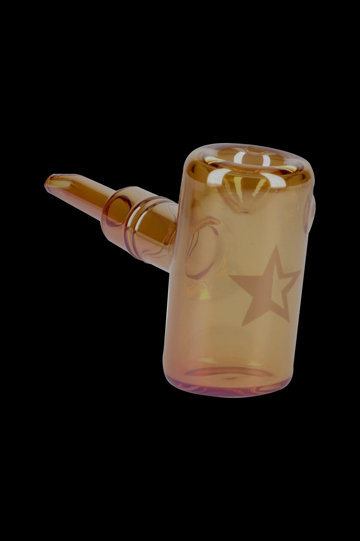 Famous X Lava Fumed Large Sherlock Pipe-Orange