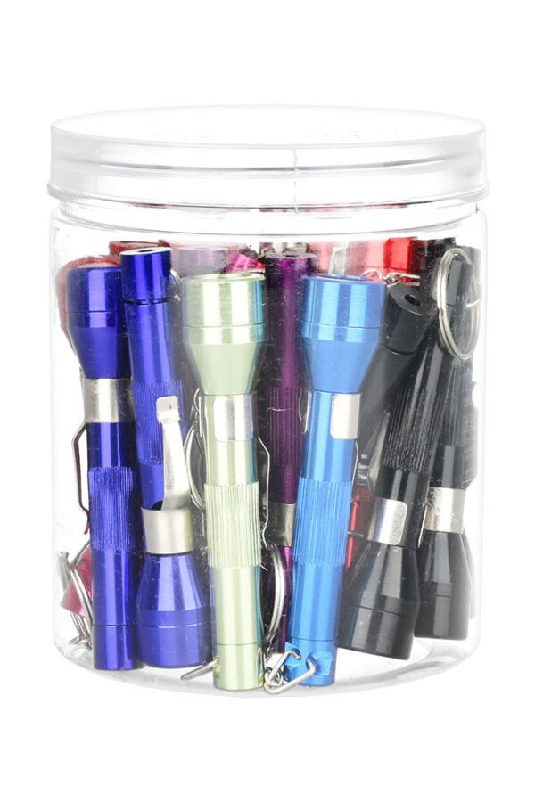 Flashlight Keychain Pipe - 3.5"" - 25PC