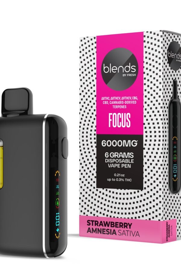 Focus Blend - 6000mg Vape Pen - Sativa - 6ml - Blends by Fresh