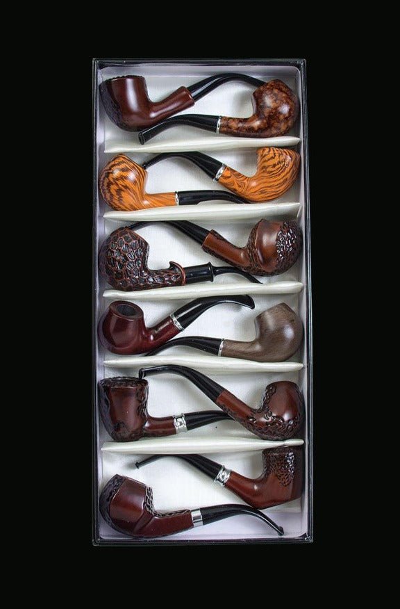 Fujima Faux Wood Pipes - 12 Pack