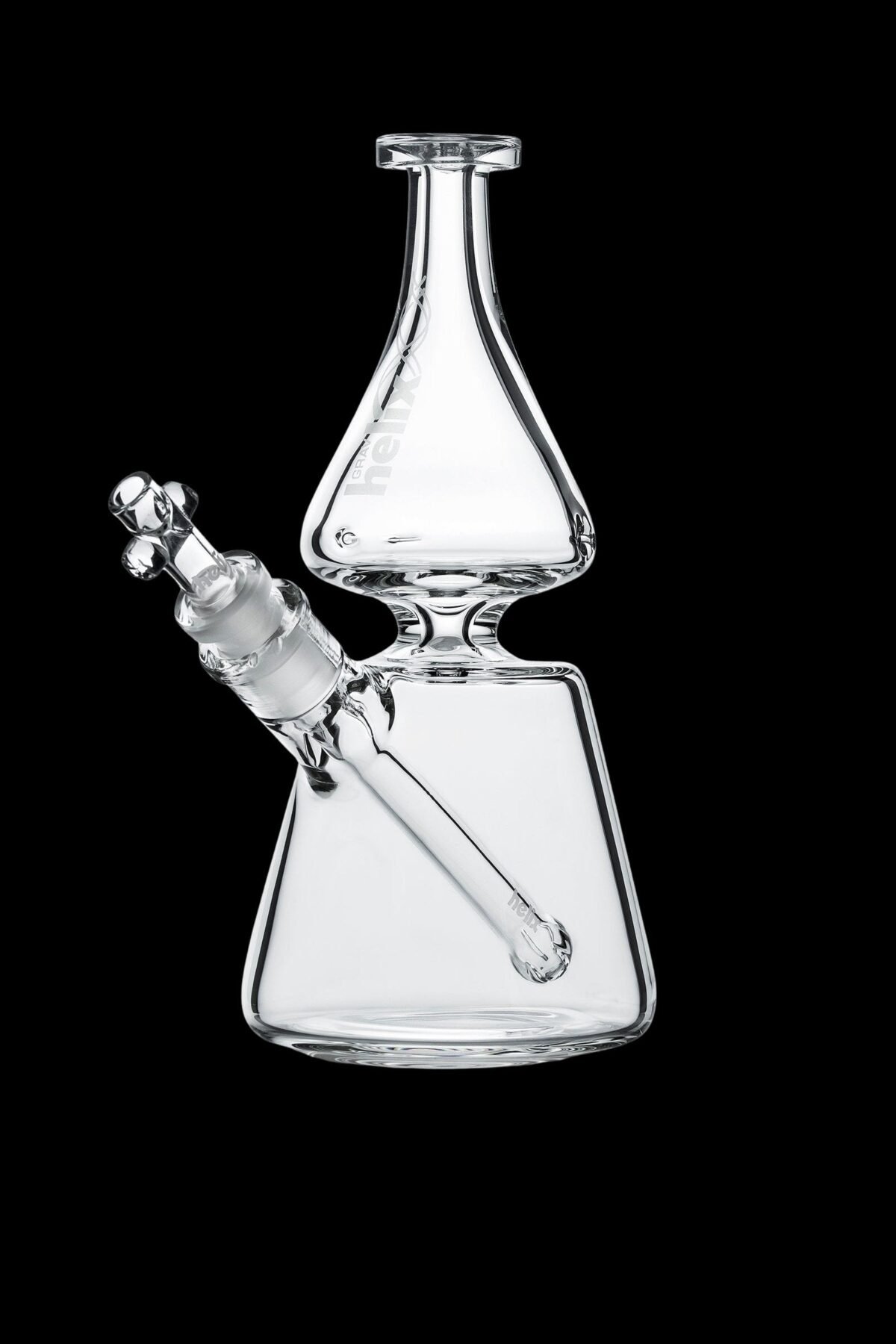 GRAV Helix Clear Beaker Base Water Pipe