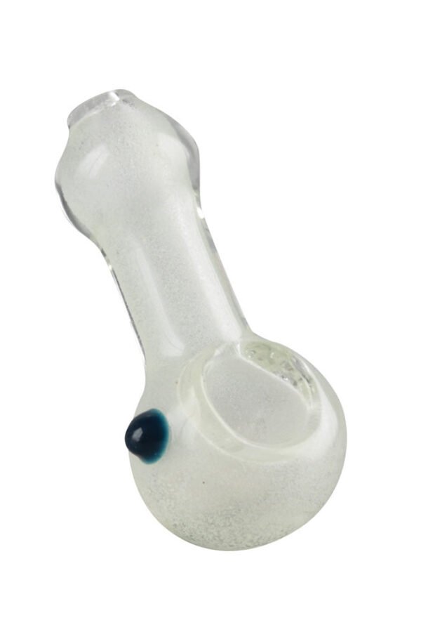 Glow Spoon Hand Pipe w/ Marble - 3""