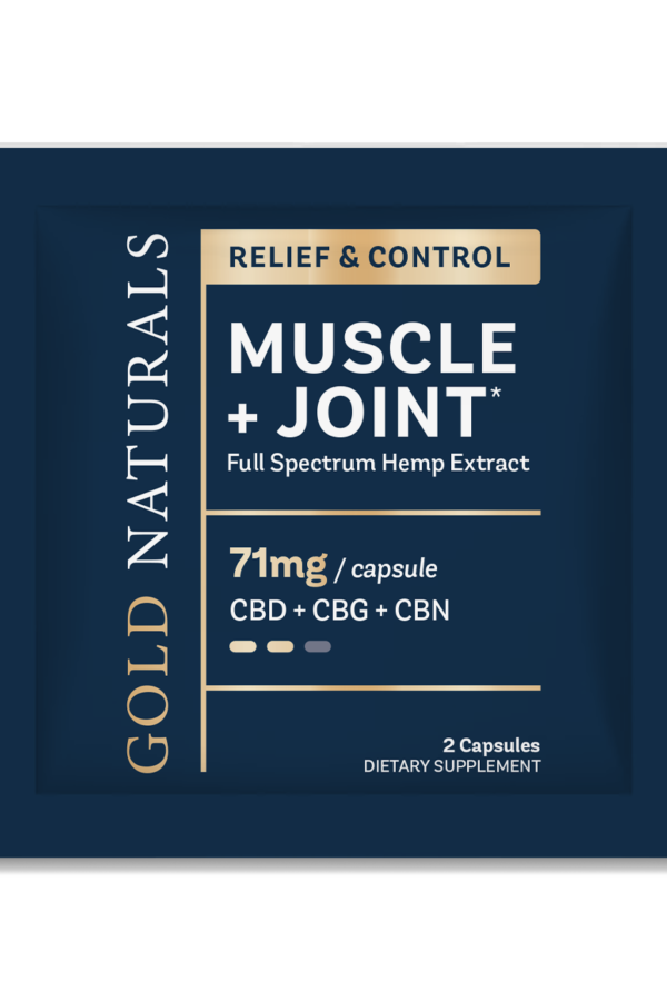 Gold Naturals Muscle + Joint Soft Gels