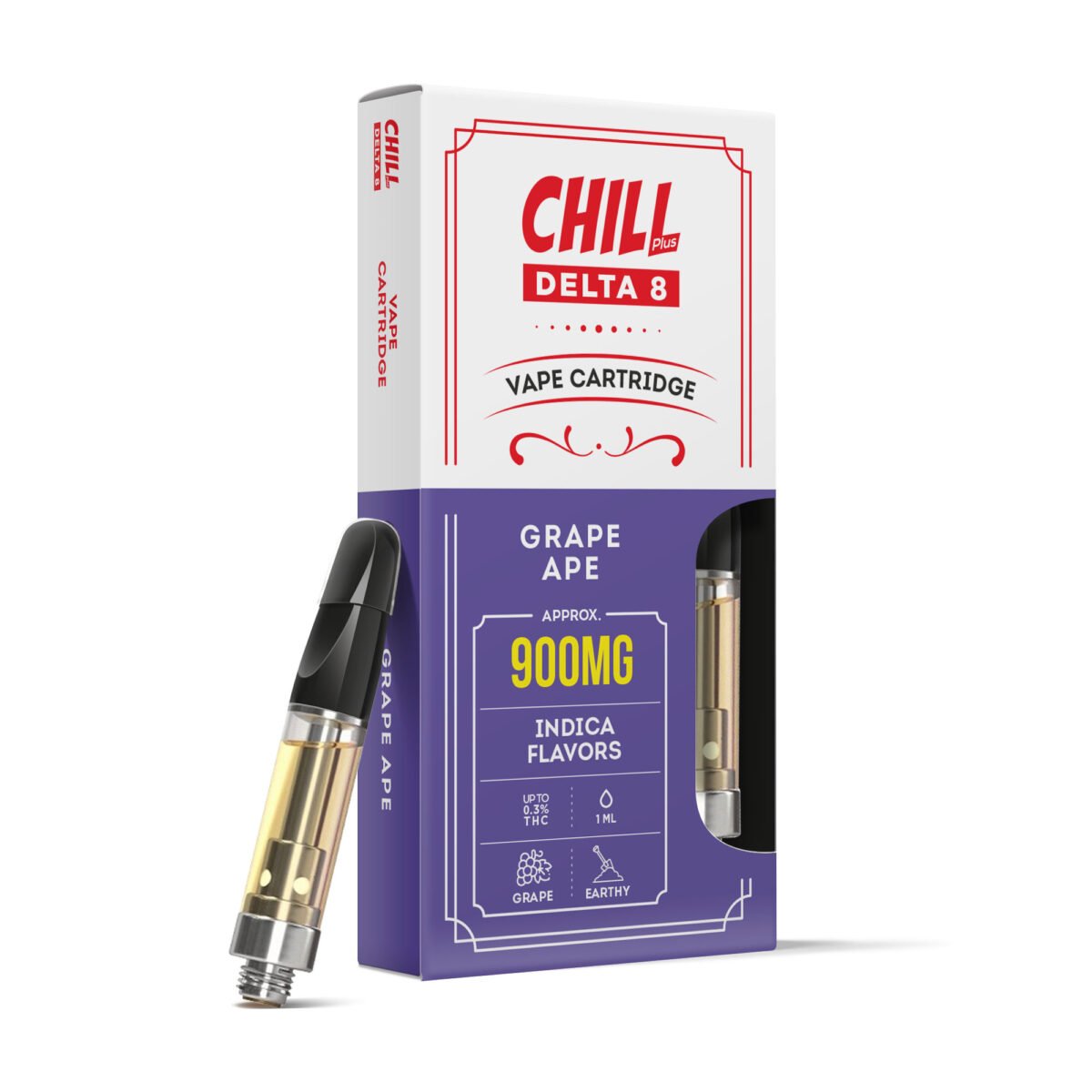 Grape Ape Delta 8 THC - Cart - 900mg - Chill