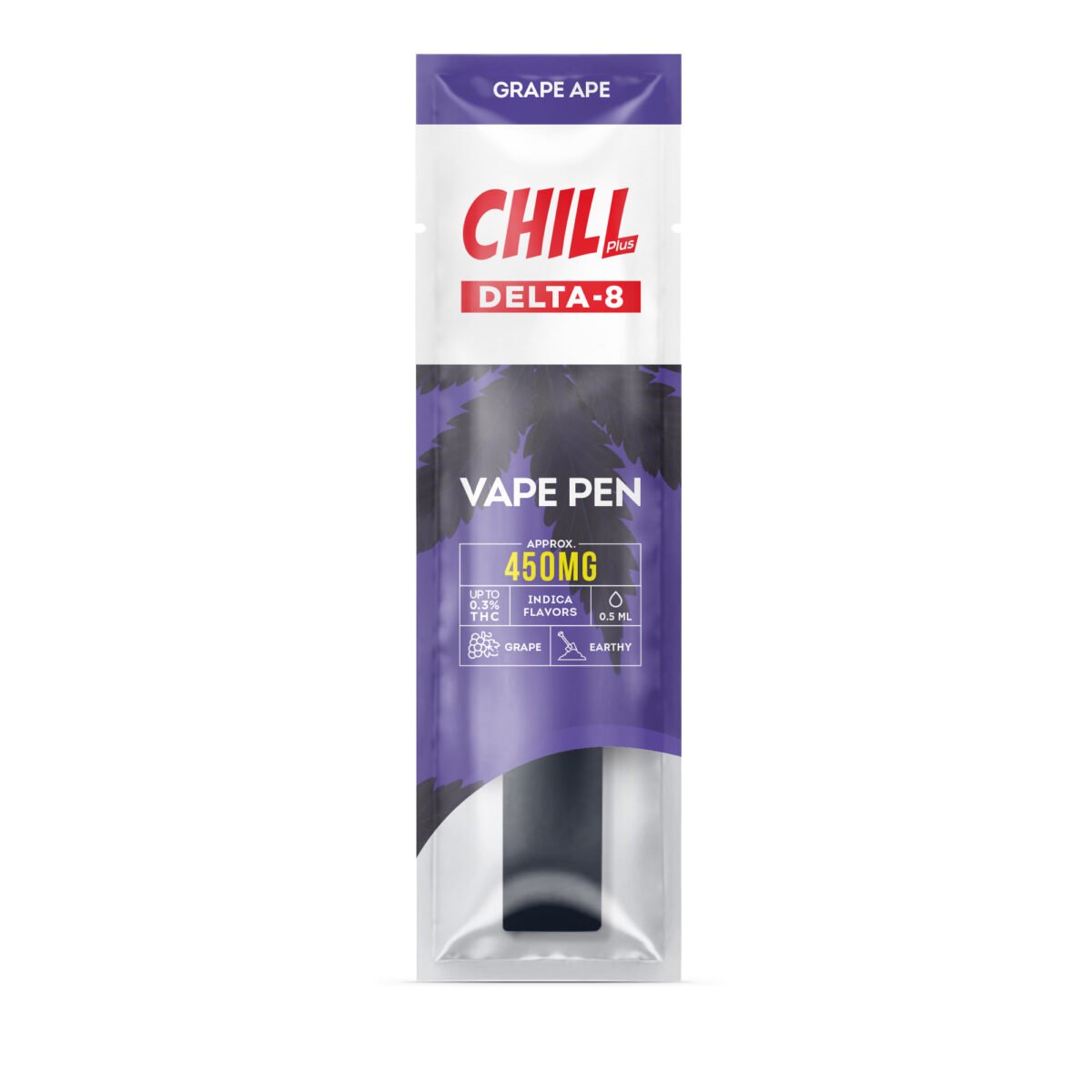 Grape Ape Delta 8 THC - Disposable - Chill Plus - 450mg