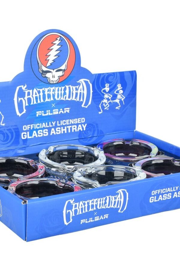 Grateful Dead x Pulsar Licensed Glass Ashtrays - 3.5"" / 6ct