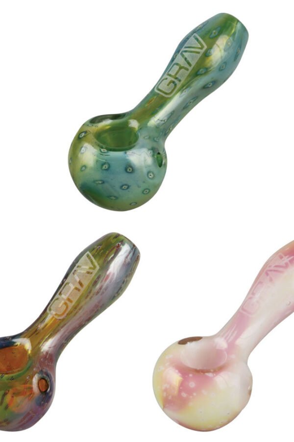 Grav Labs Bubble Trap Spoon Pipe - 3.75"" / Colors Vary