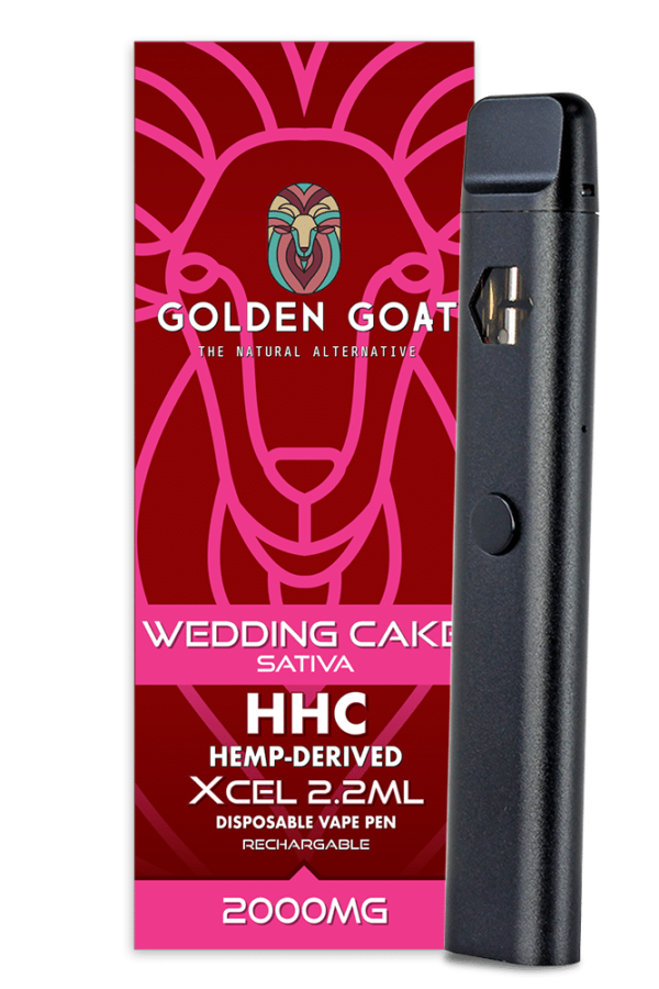 HHC Vape Device, 2000mg, Rechargeable/Disposable - Wedding Cake