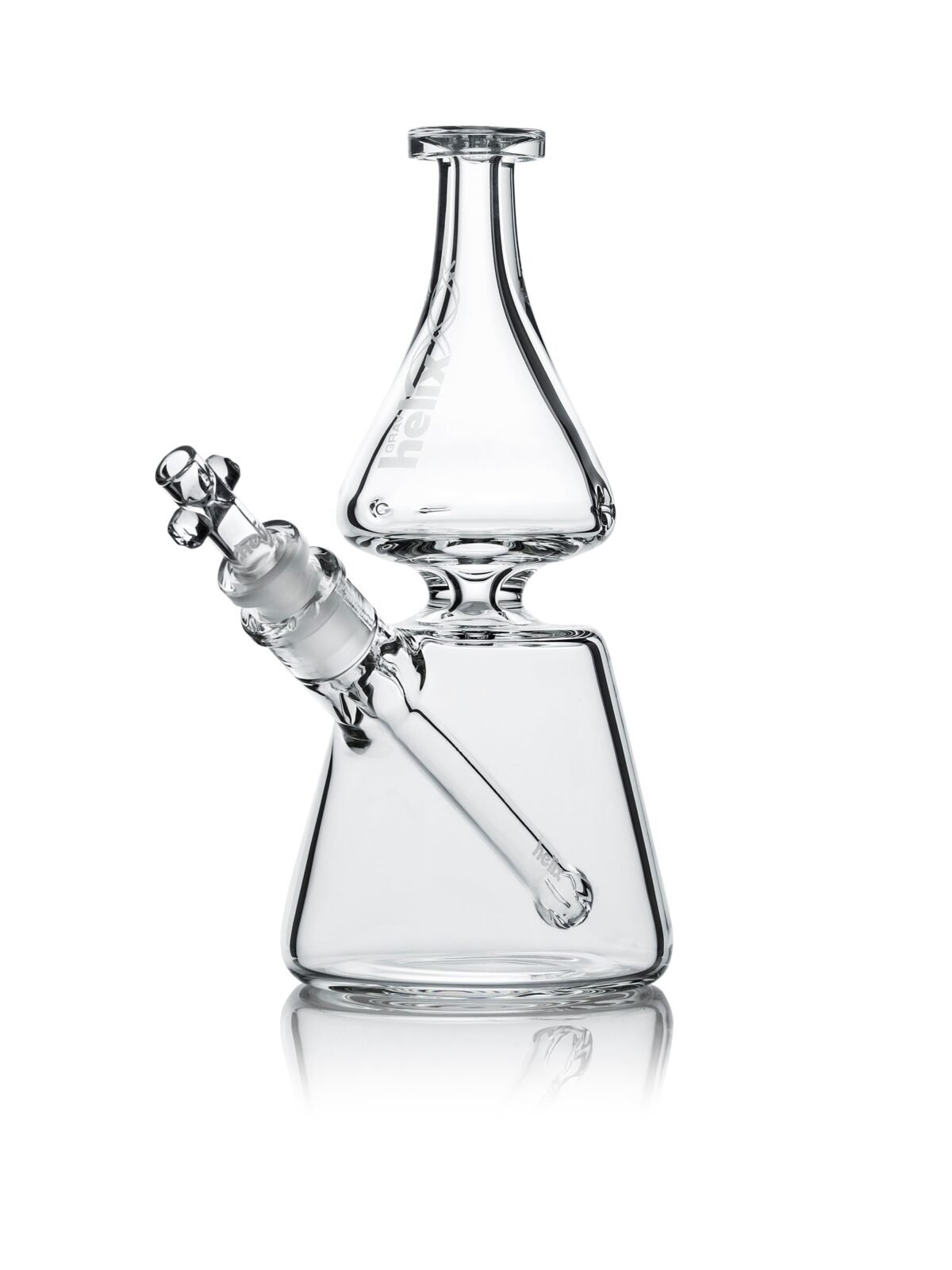 Helix Clear Beaker Base Water Pipe