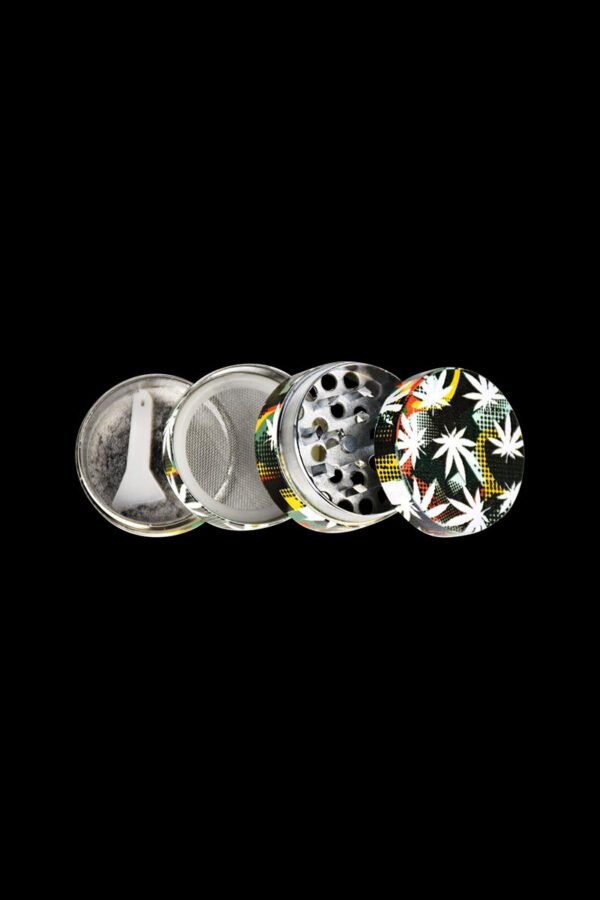 Hemp Leaves 4-Piece Grinder - 12 Pack