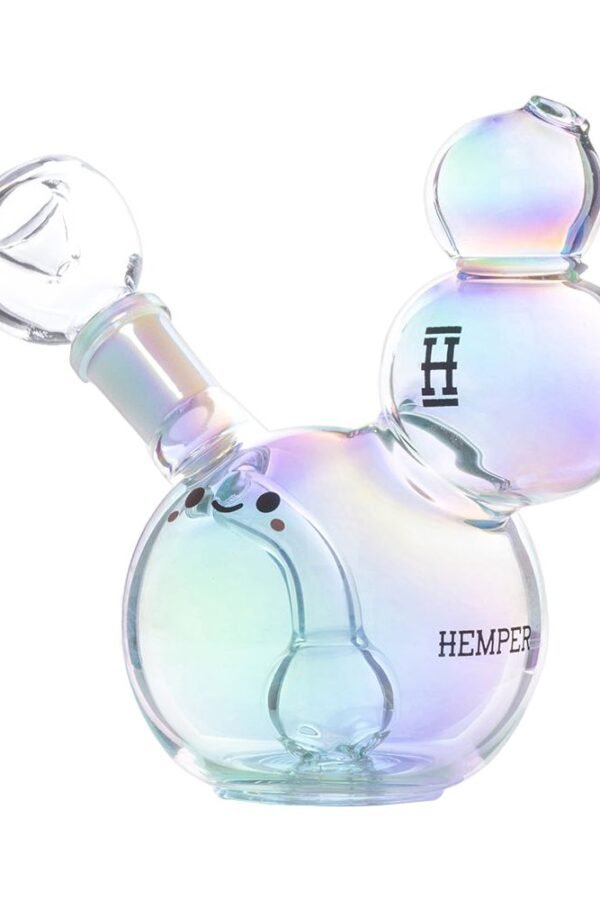 Hemper Bubbles Glass Water Pipe - 4.25"" / 14mm F