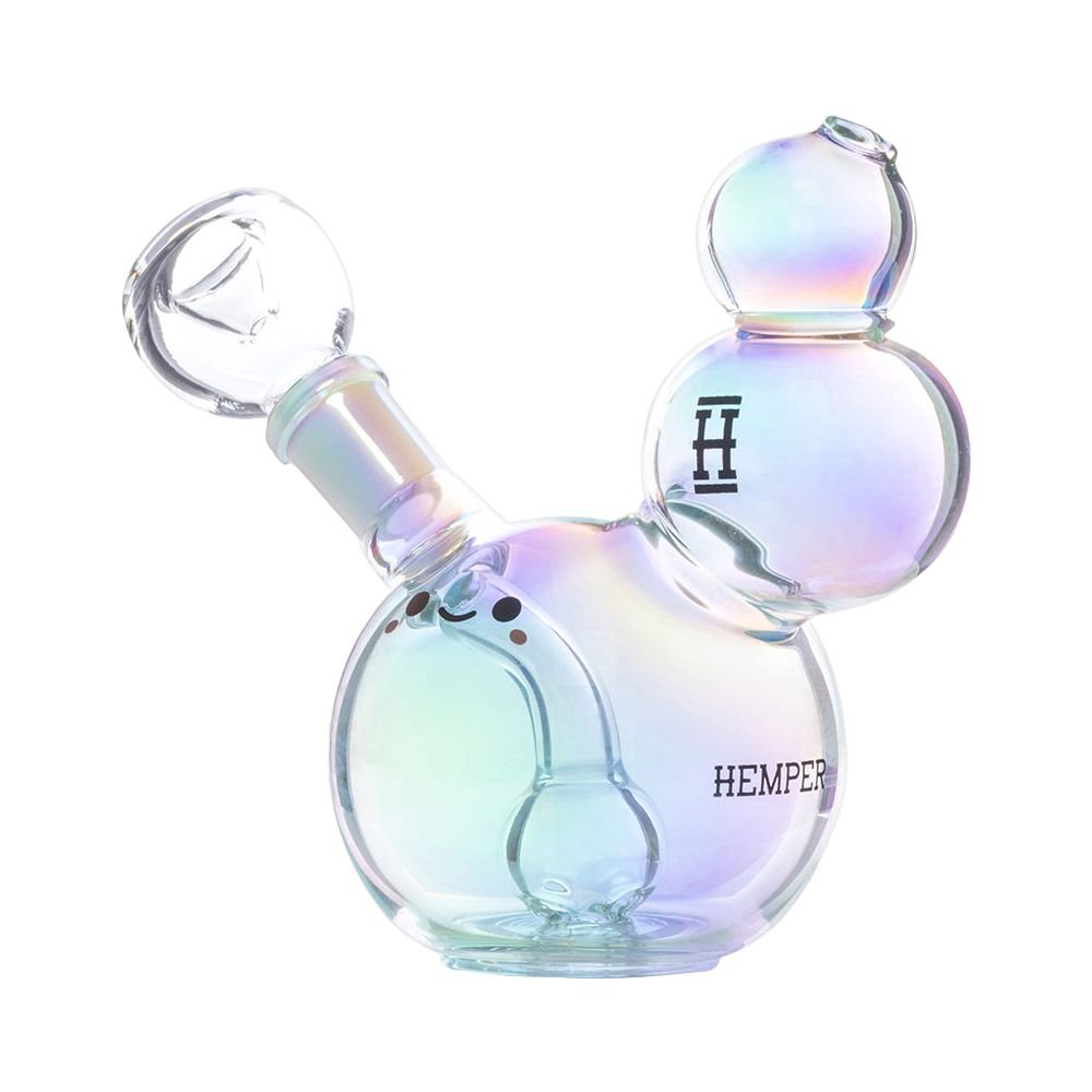 Hemper Bubbles Glass Water Pipe - 4.25"" / 14mm F