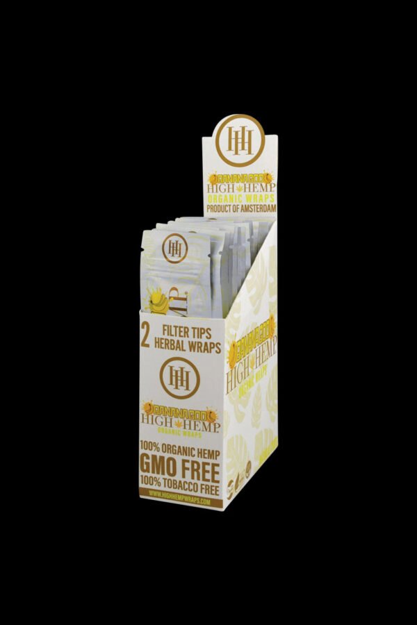 High Hemp Organic CBD Blunt Wraps - 25 Pack