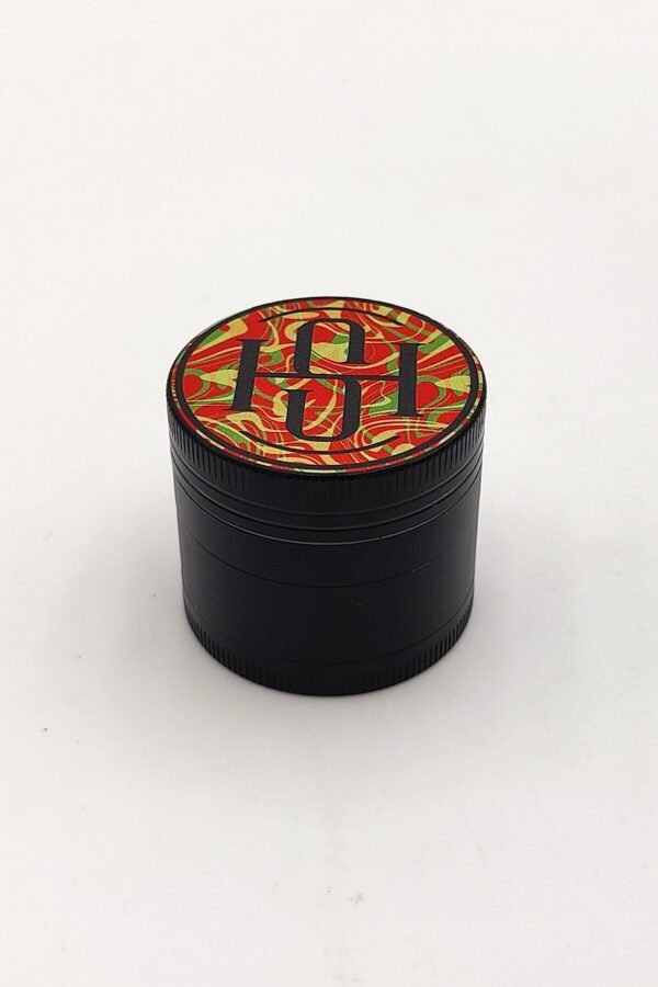 High Society - 4 PC 40mm Ceramic Teflon Coated Grinder - Rasta