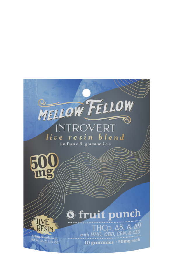 Introvert Blend Live Resin M-Fusions Edibles Fruit Punch 500mg