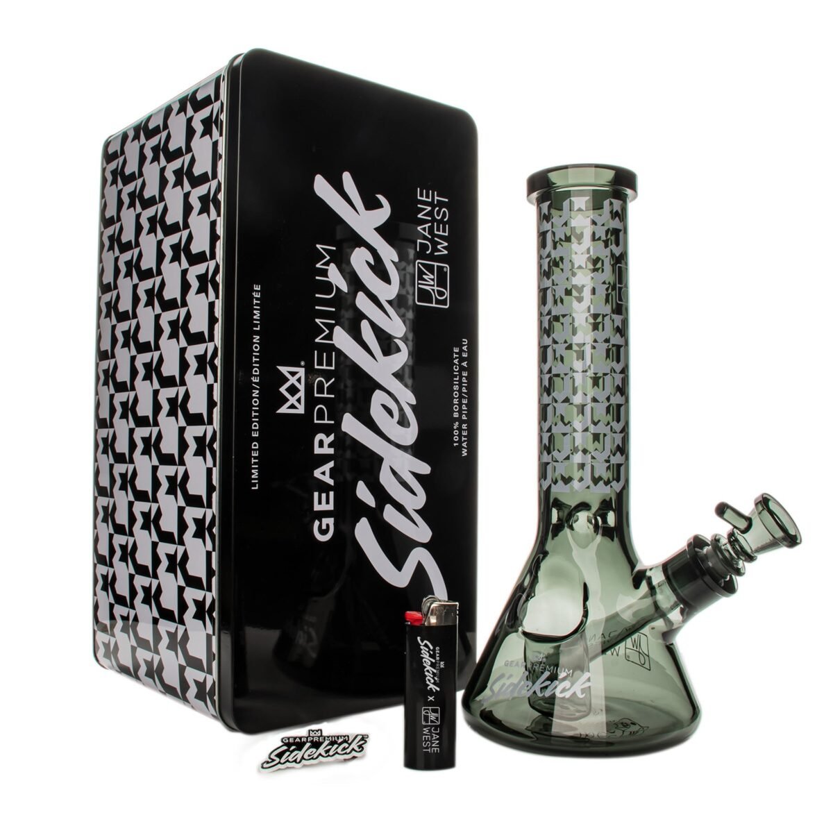 Jane West Limited Edition Sidekick Bong by GEAR Premium