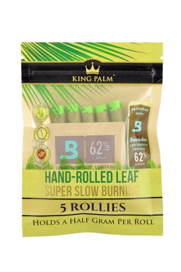 King Palm Wrap Pouches - 5pk / Rollies 15pcs