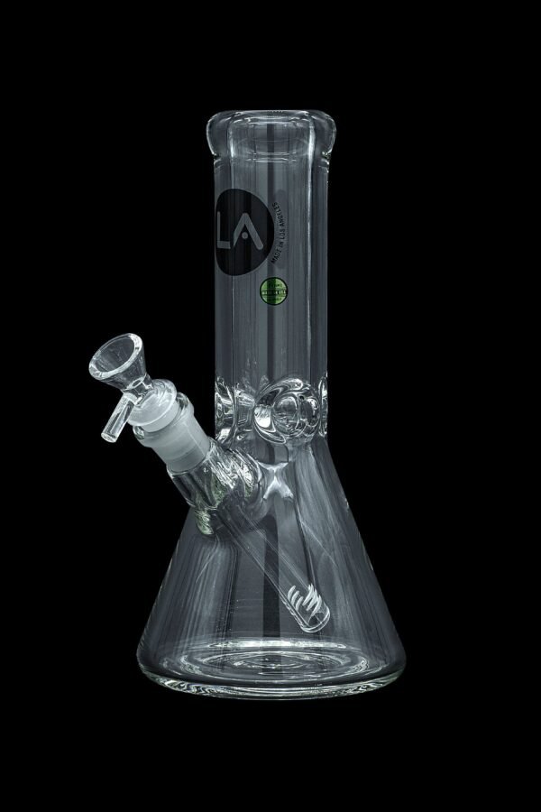 LA Pipes ""Agent Stout"" 9mm Thick Beaker Bong