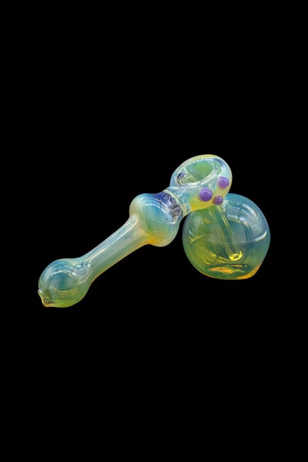 LA Pipes Fumed Bubbler Pipe - The Silver Hammer