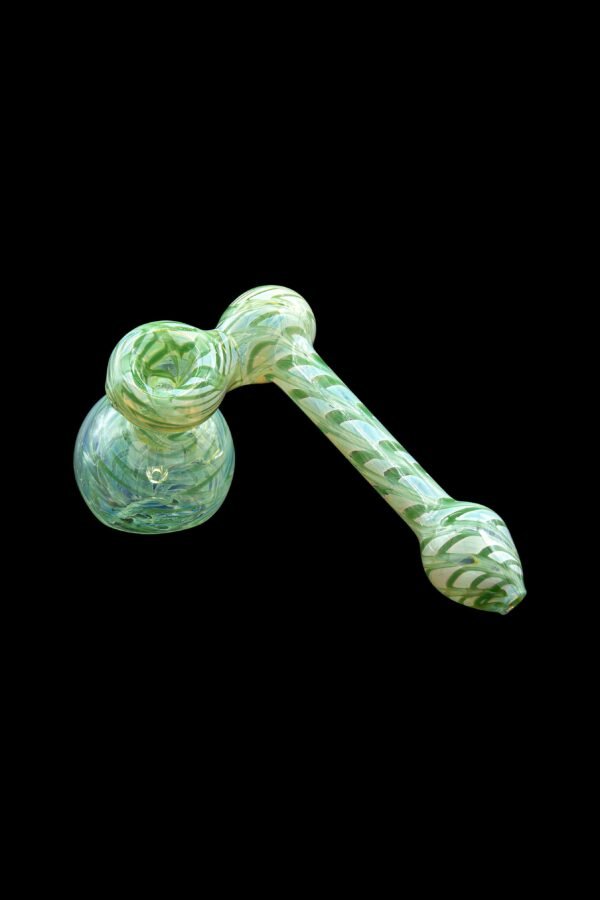 LA Pipes Fumed Sidecar Bubbler Pipe - The Colored Sidecar