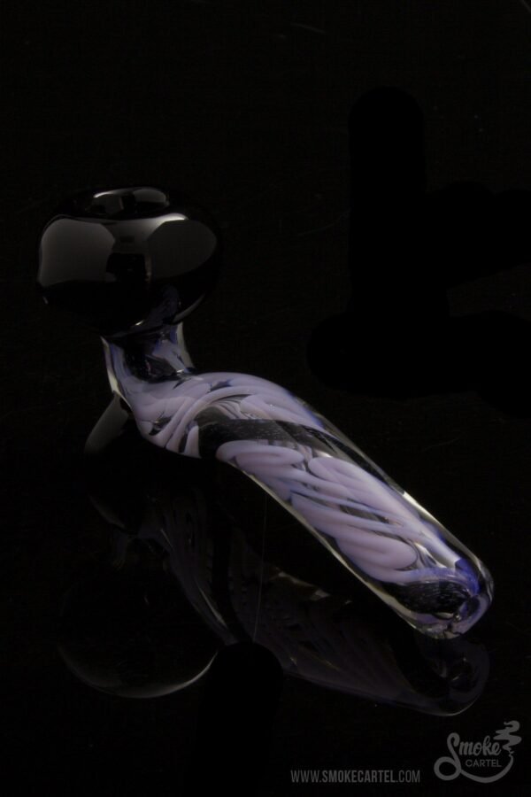LA Pipes Mini Sherlock with Slyme Cane and Dichro
